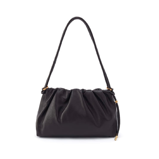 Black Isabelle Shoulder - Pebbled Leather