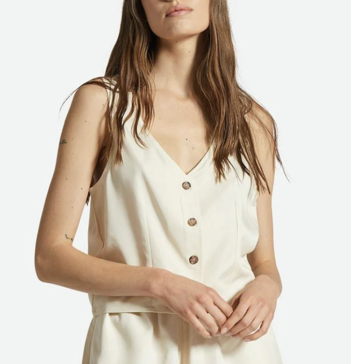 Polanco Tank - White Smoke