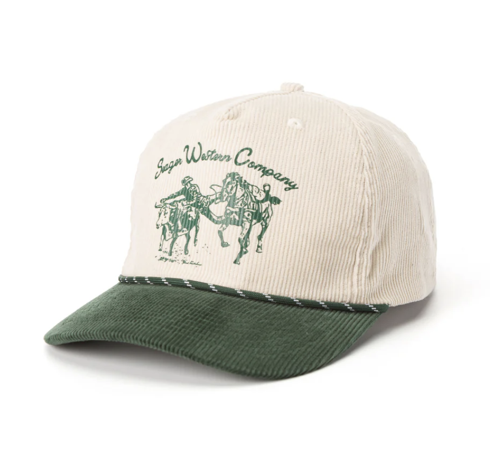 Los Rios Cord Snapback - Natural/Green