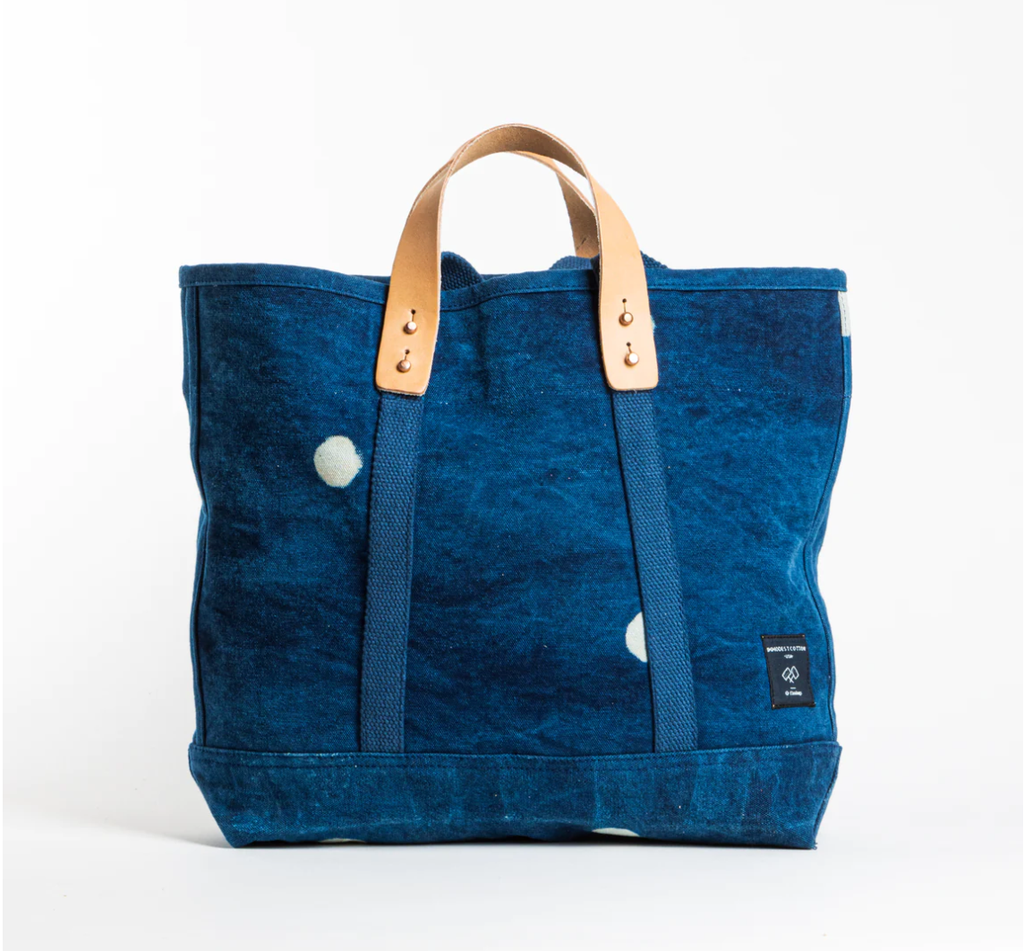 Small East West Tote - Indigo Moon