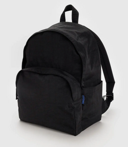 Large Nylon Backpack - Black