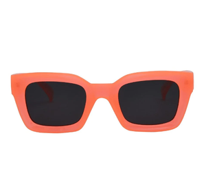 Hendrix Sunglasses - Orange/Smoke Polarized