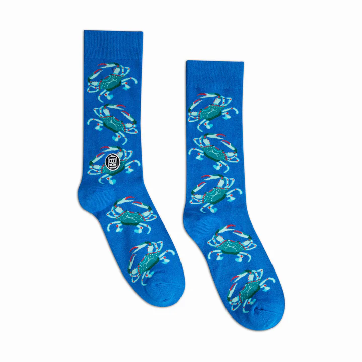 Blue Crab Socks