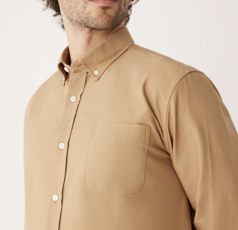 Jasper Oxford Shirt - Camel