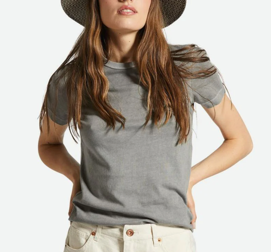 Slim Crew Tee - Washed Black