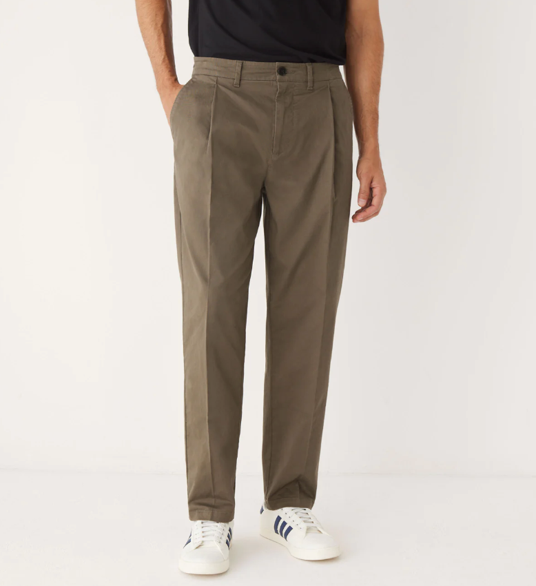 Jamie Relaxed Tapered Fit Chino Pant - Mocha