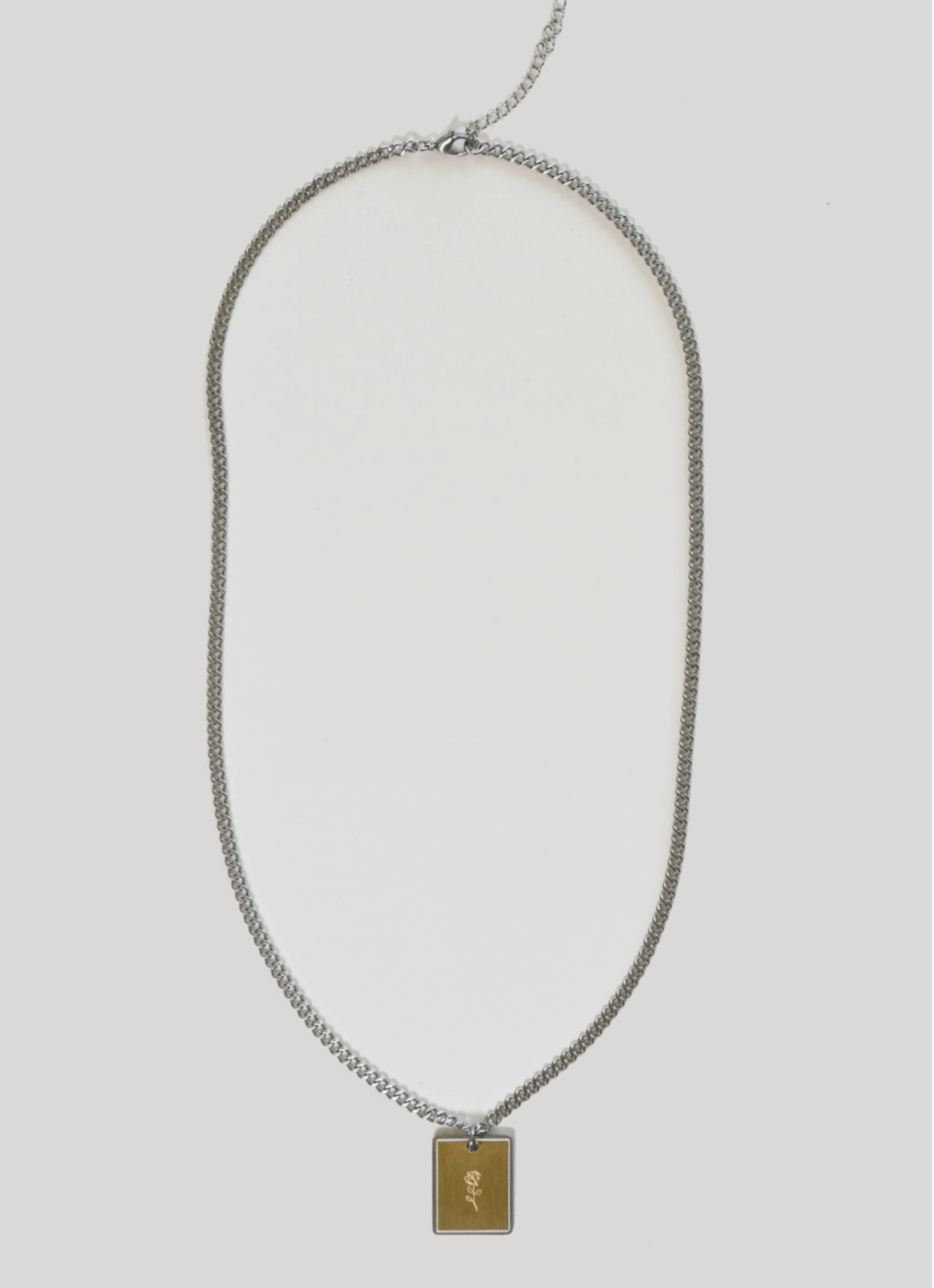 Rose Pendant Necklace Chain