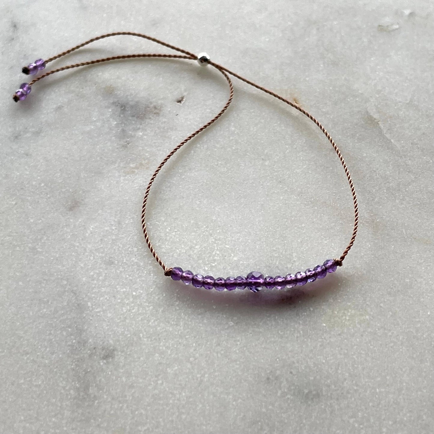 Amethyst Peace Bracelet