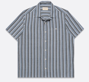 Selleck Shirt - Allure Blue Ramsgate Stripe
