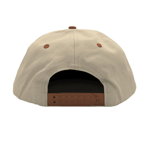 Free & Easy Two Tone Snapback -  Natural/Caramel