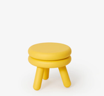 Short Pluma Stool - Yellow