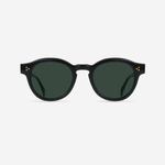 Zelti Sunglasses - Recycled Black/Green Polarized