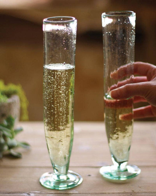 Recycled Champagne Flute