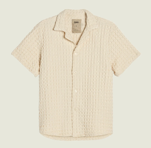 Cuba Waffle Shirt - Ecru