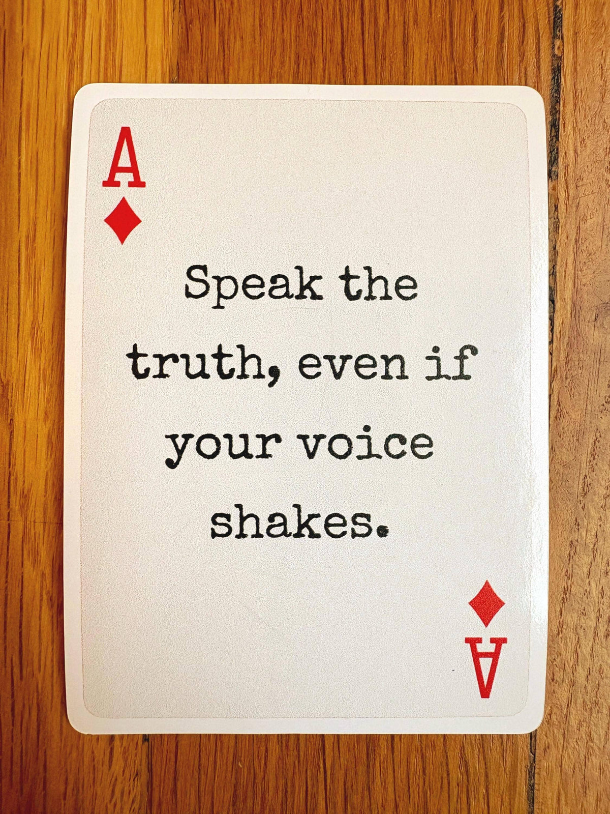 Speak the Truth Sticker