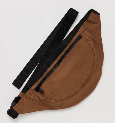 Crescent Fanny Pack - Brown