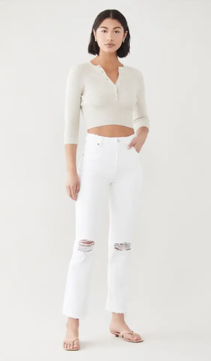 Original Straight Jeans - Layla White