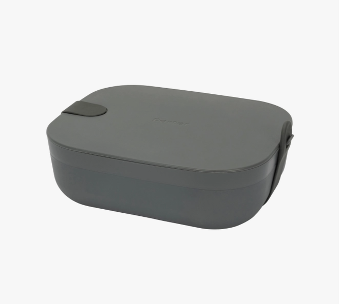 Bento Box Style Lunch Box - Charcoal