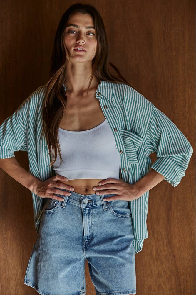Everyday Escape Button Down Top