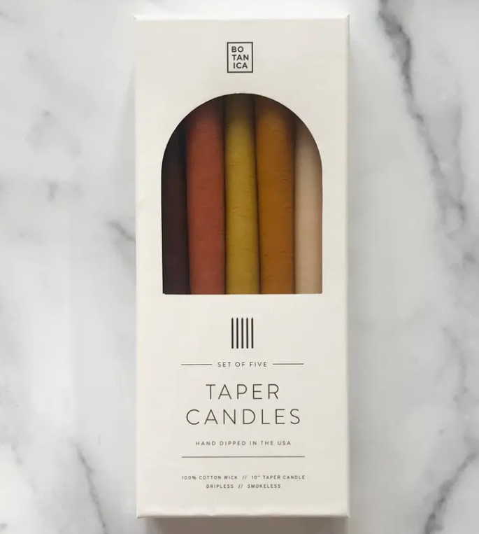 Zodiac Taper Candles - Earth