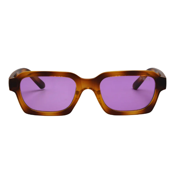 Bowery Sunglasses - Tiger/Lilac Polarized