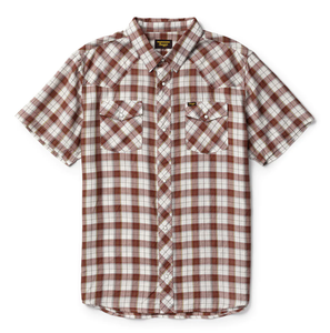 Amarillo S/S Snap Shirt - Brown Plaid