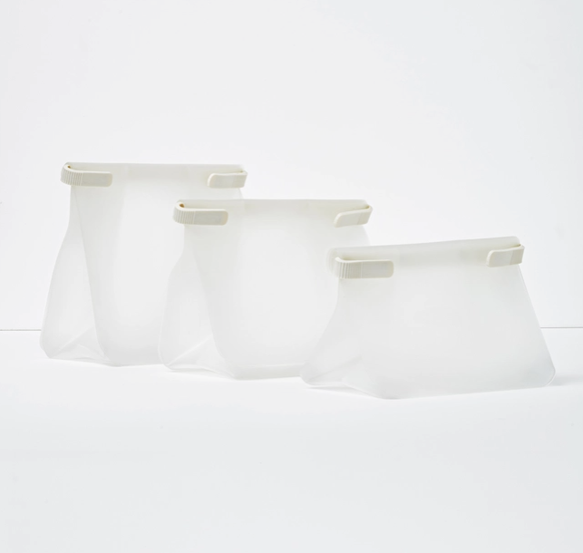 Roll Tight Freezer Storage Bags - Set of 3 Assorted Sizes