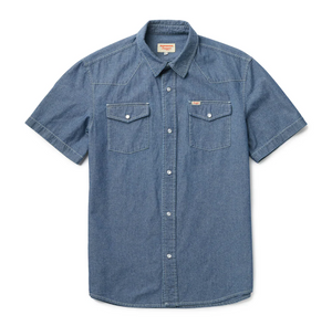 Reagan Pearl Snap S/S Shirt - Light Used Wash