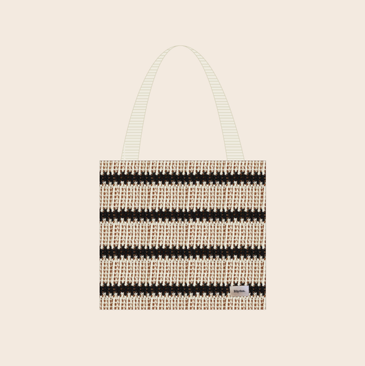 Sol Stripe Crochet Tote Bag