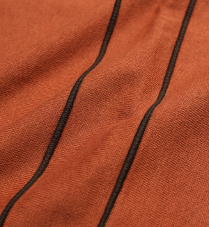 Alfaro Knitted Polo - Burnt Orange