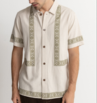 Border S/S Shirt - Natural