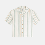 Relaxed Stripe SS Shirt - Olive