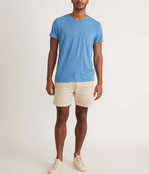 Hemp Cotton Pocket Tee - Marina