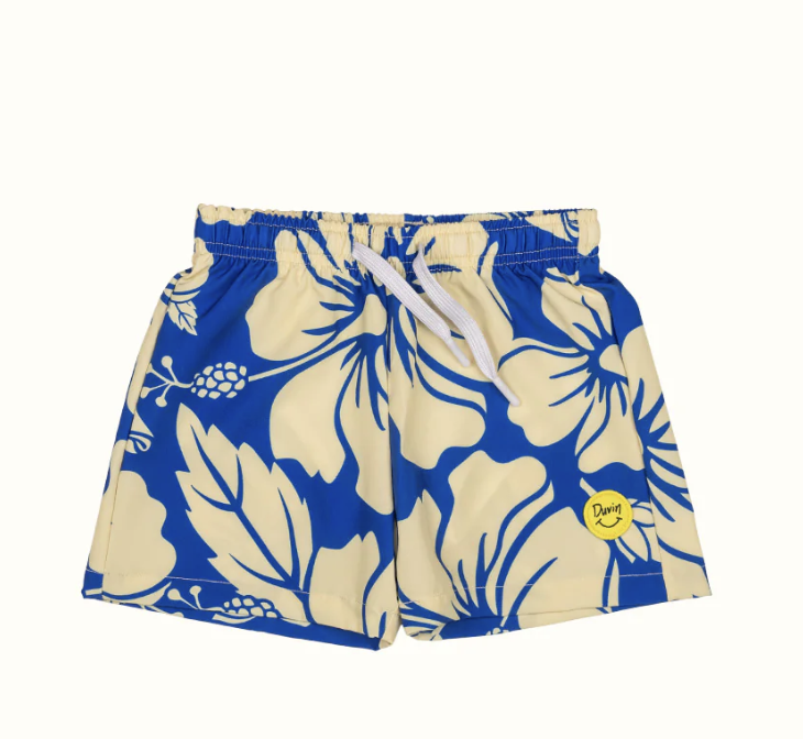 Boys Trouble In Paradise Swim Short - Blue