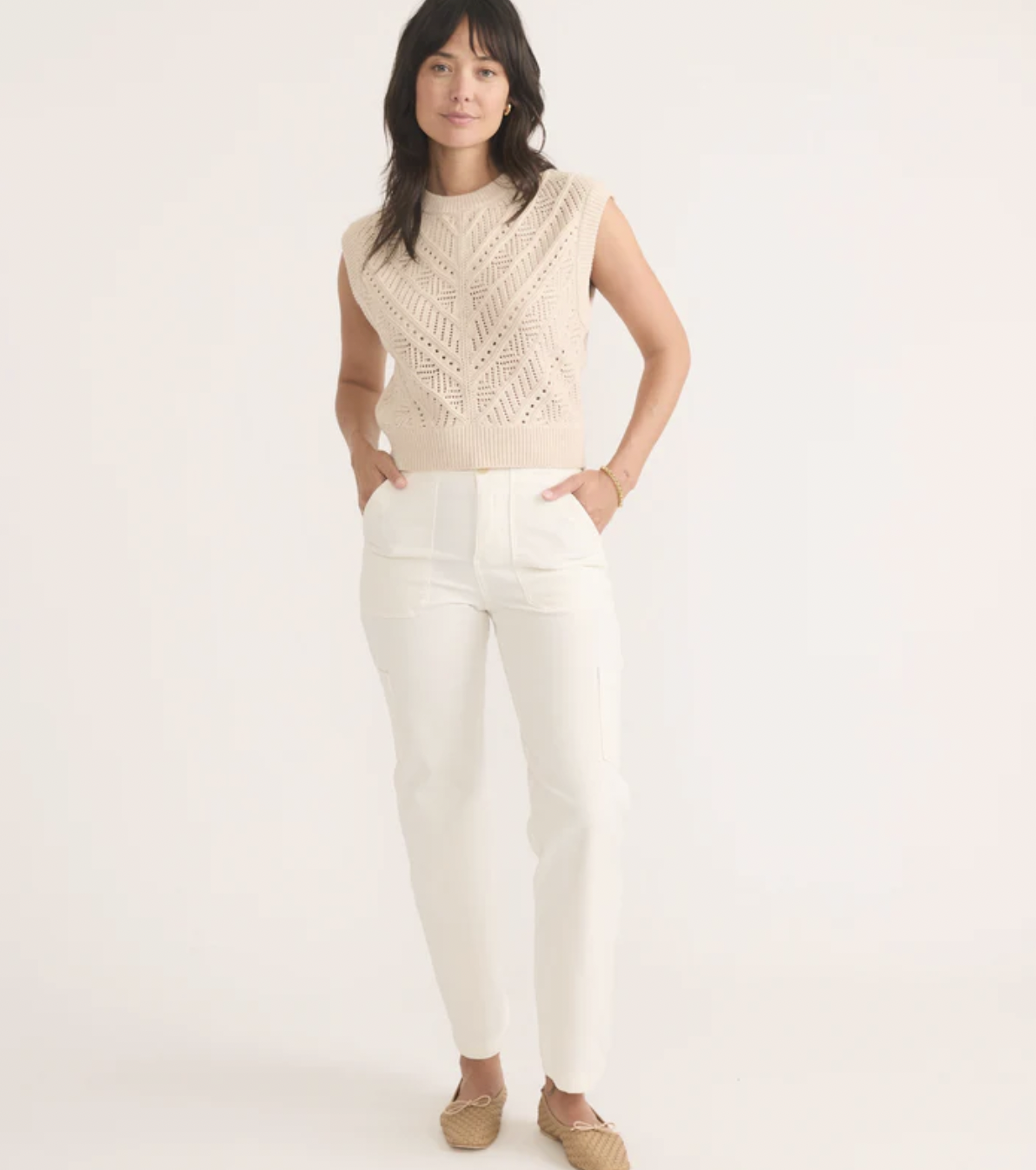 Brooke Sweater Vest - Oatmeal