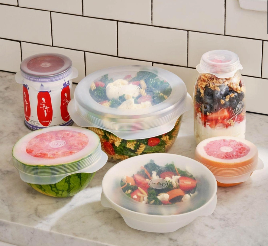 Reusable Silicone Stretch Lids - Set of 6 Assorted Sizes