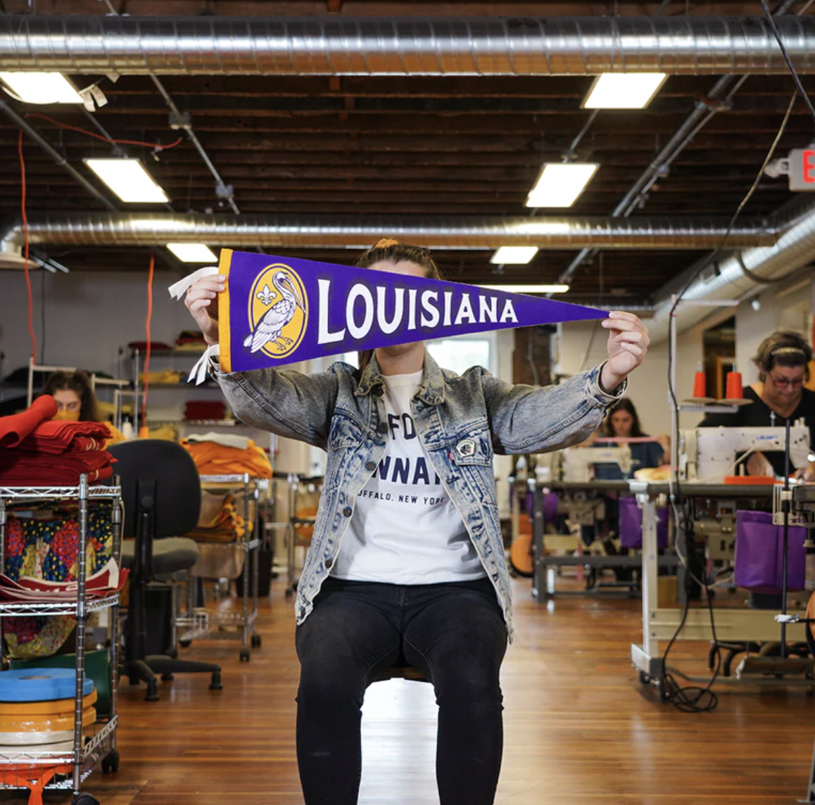 Louisiana Pennant