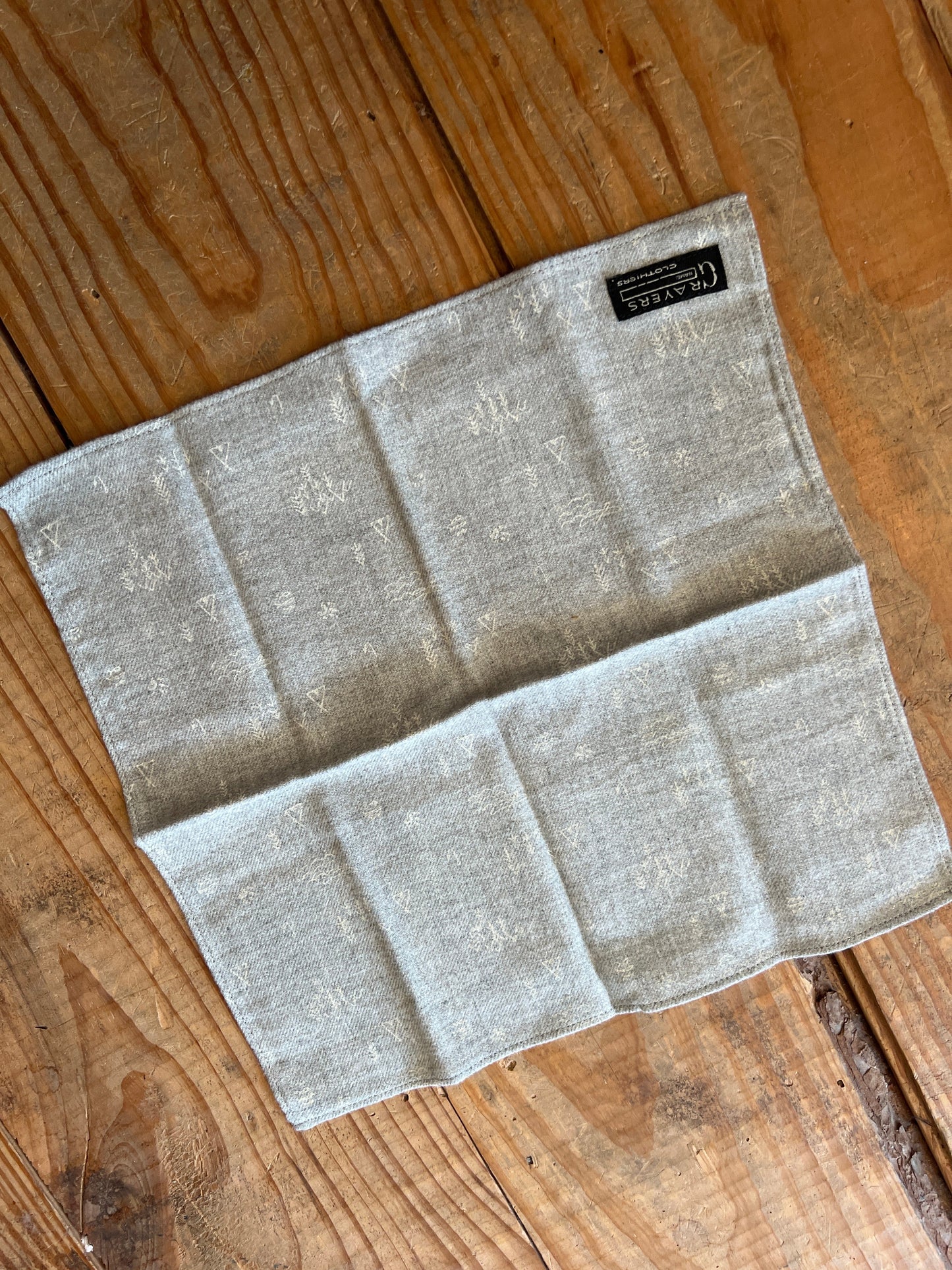 Charcoal Pocket Square