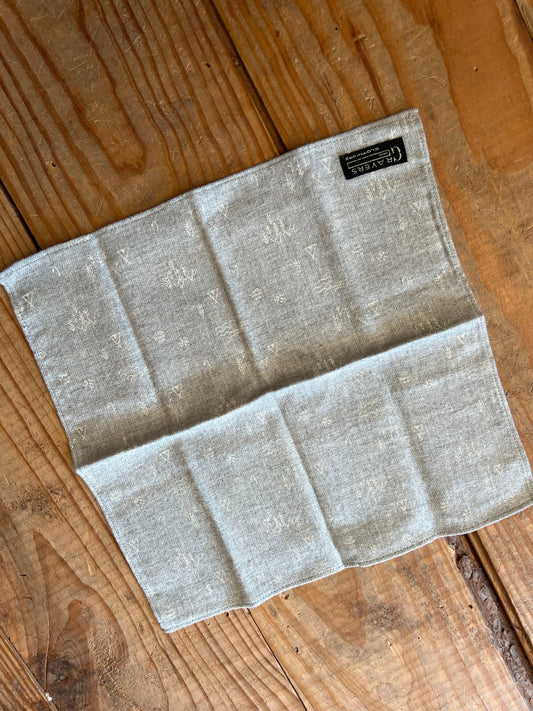 Charcoal Pocket Square