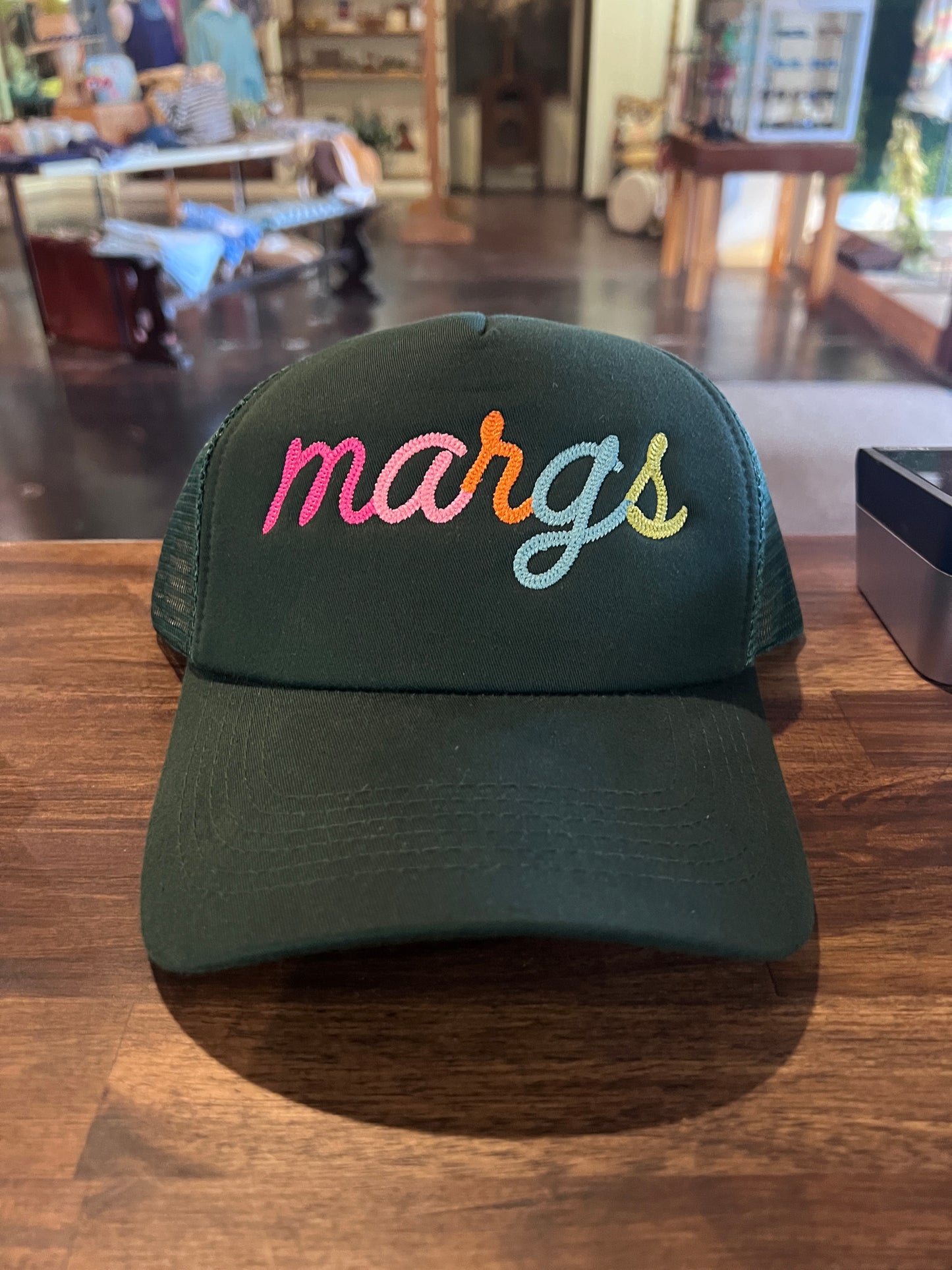 Margs Chain Stitch Truckers Hat