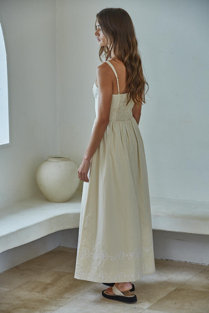 Tuscany Embroidered Maxi