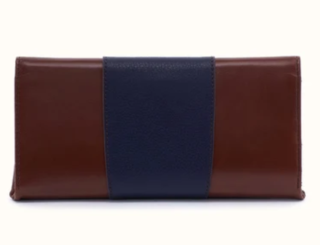 Ink Navy Rachel Continental Wallet - Pebbled Leather