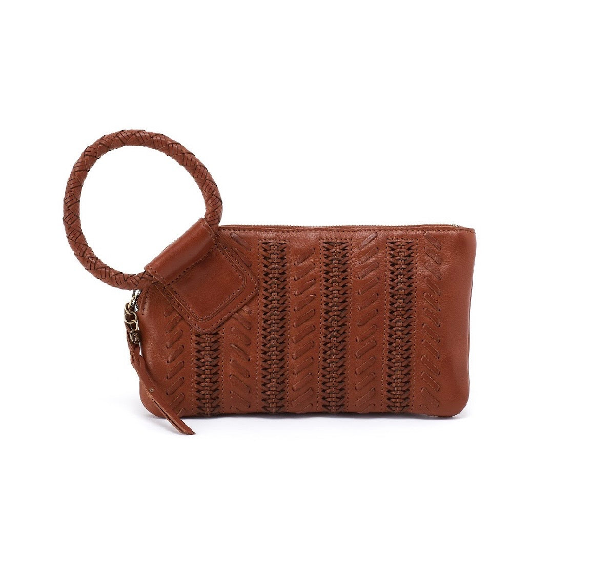 Kindling Brown Sable Wristlet - Washed Leather