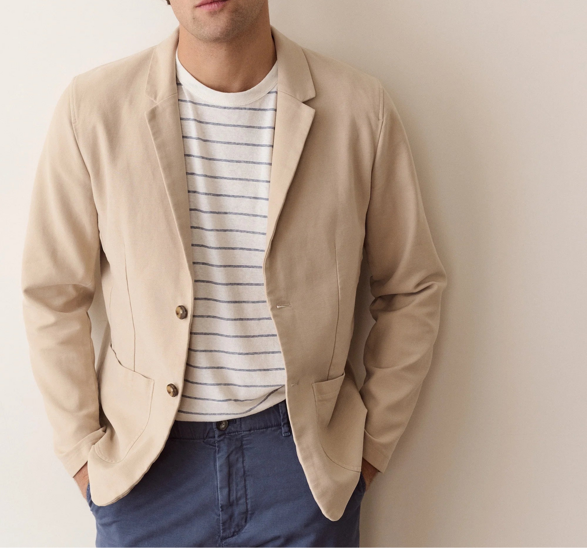 Dark Khaki - Flex Terry Blazer