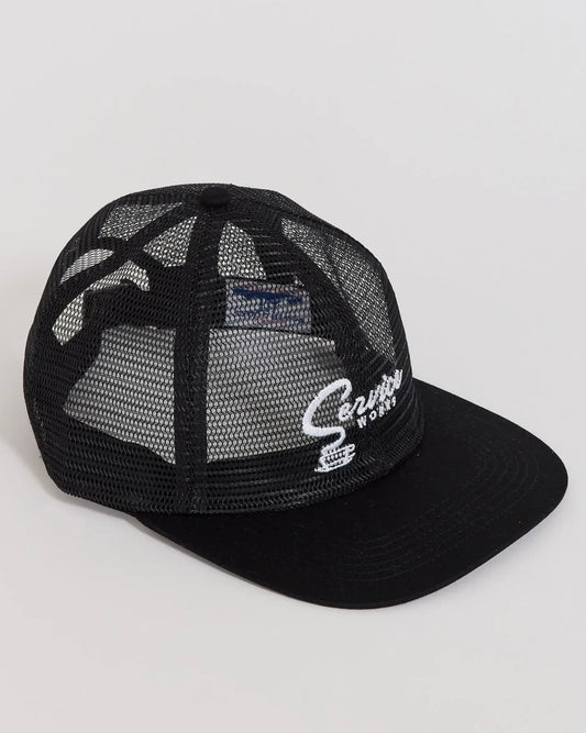 Black Mesh Espresso Cap