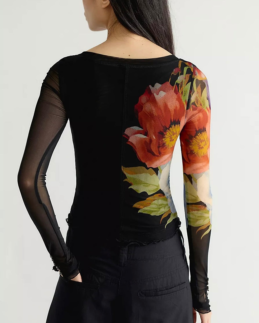 Lilly Printed Long Sleeve