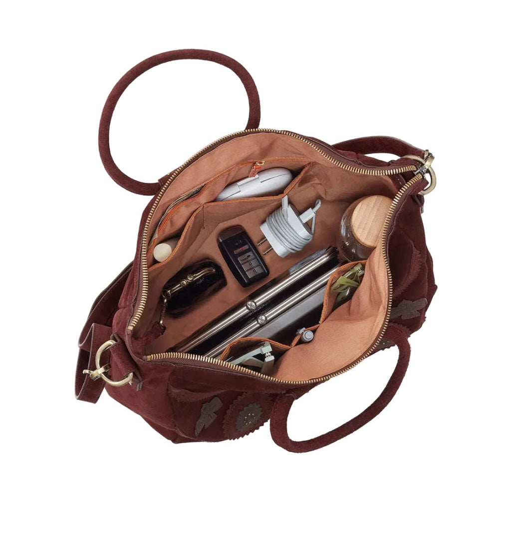 Chocolate Sheila Large Satchel