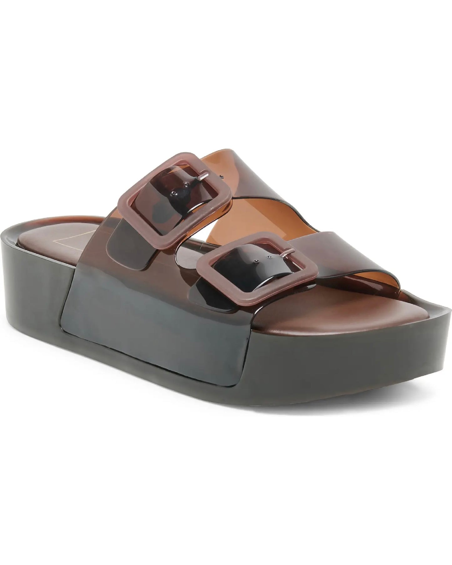 Chocolate Julio X Platform Sandal
