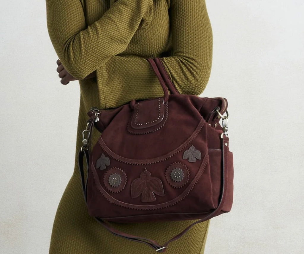 Chocolate Sheila Large Satchel