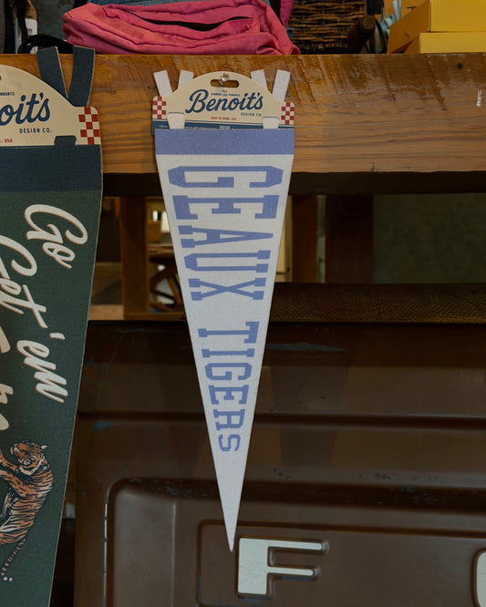 Geaux Tigers Varsity Felt Pennant Flag